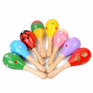 Channnapatna Wooden Rattle – Handcrafted Toy for Babies & Toddlers (Pack of 2)