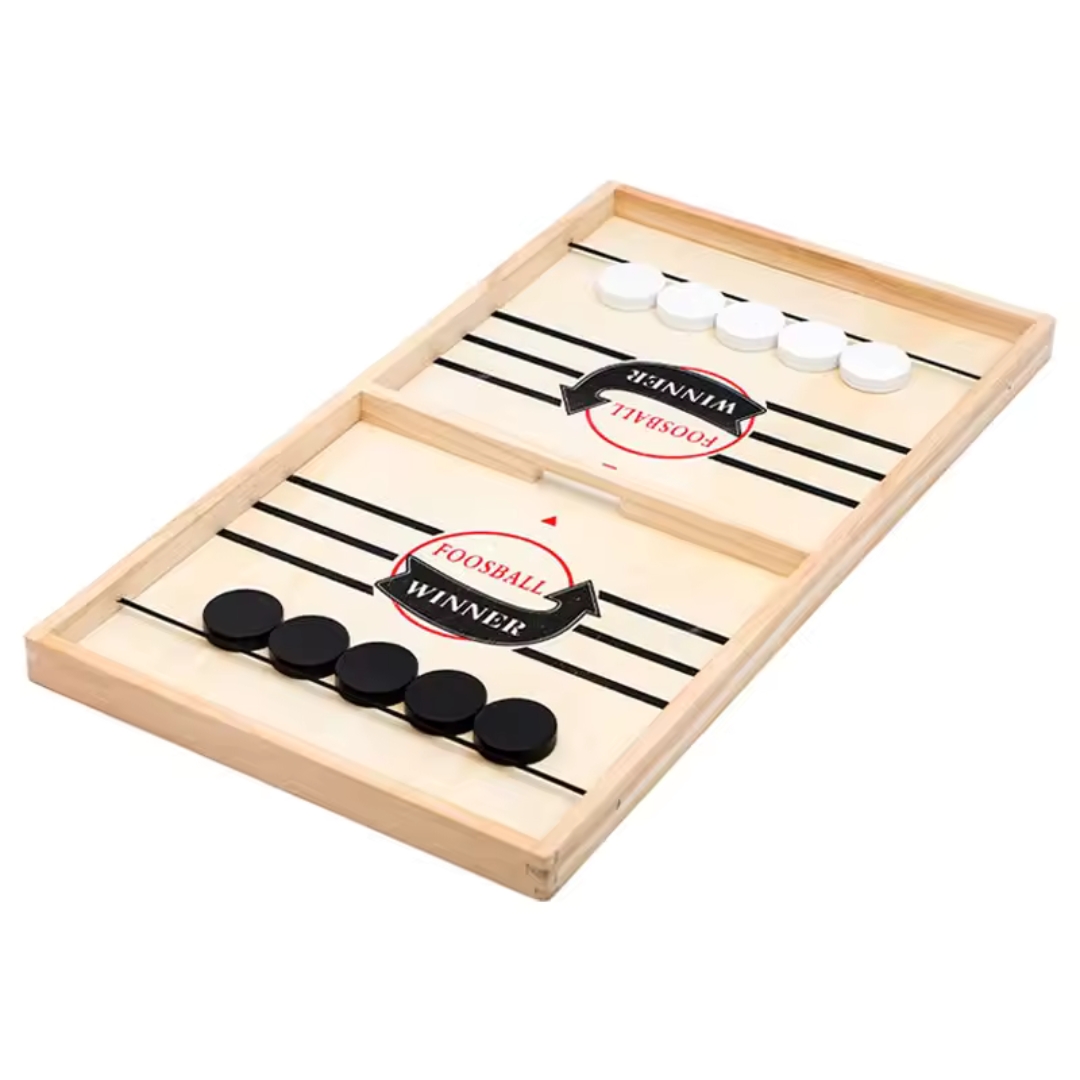 Wooden Checker Football Game – Handcrafted Fun for Kids & Families - Image 3