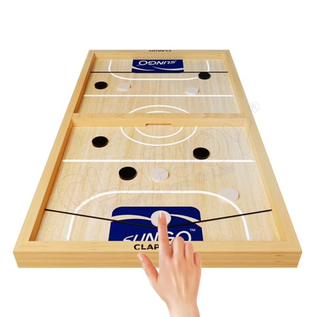 Wooden Checker Football Game – Handcrafted Fun for Kids & Families - Image 2