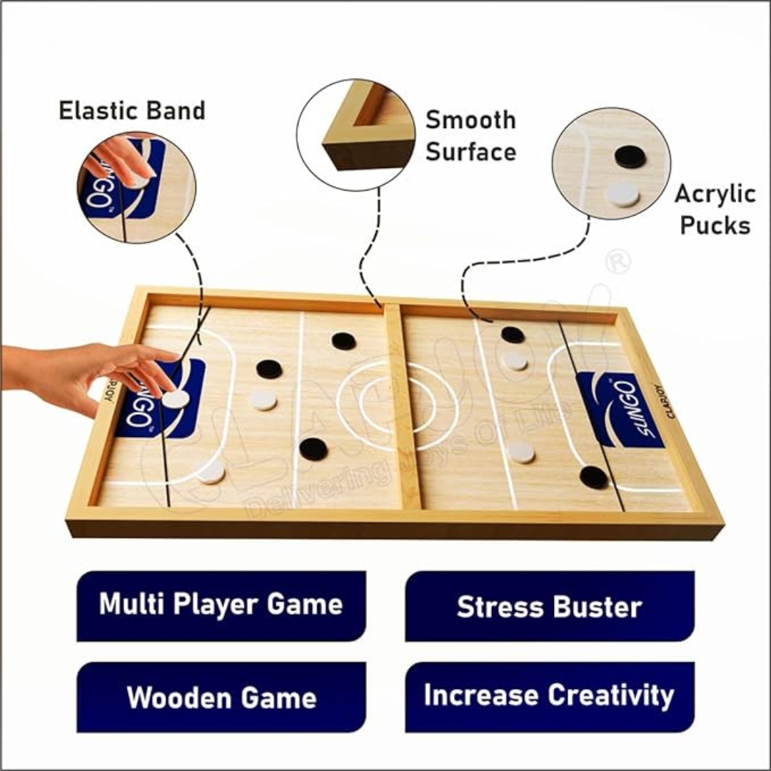 Wooden Checker Football Game – Handcrafted Fun for Kids & Families - Image 4
