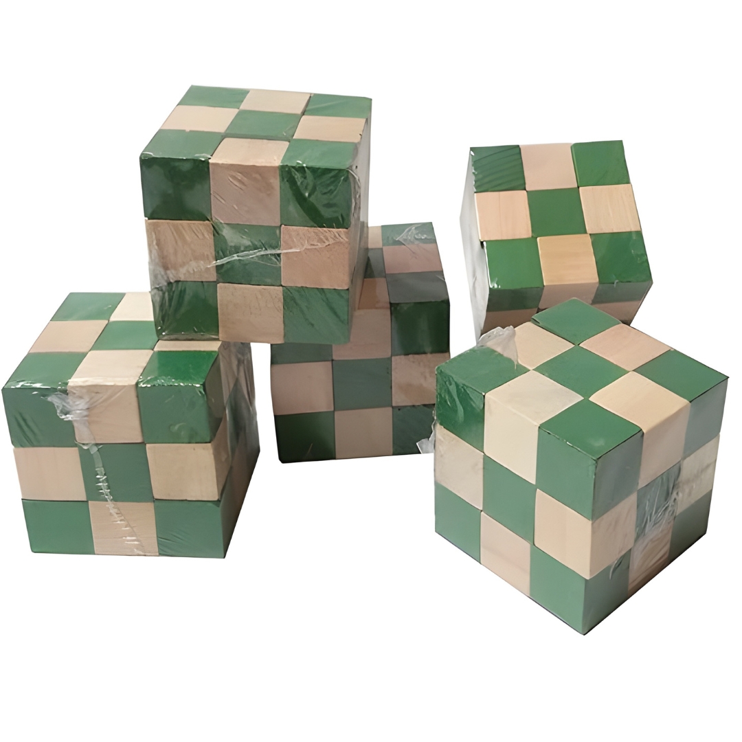 Wooden Rubik Cube – Handcrafted Brain-Teaser Toy for Kids and All Age - Image 5
