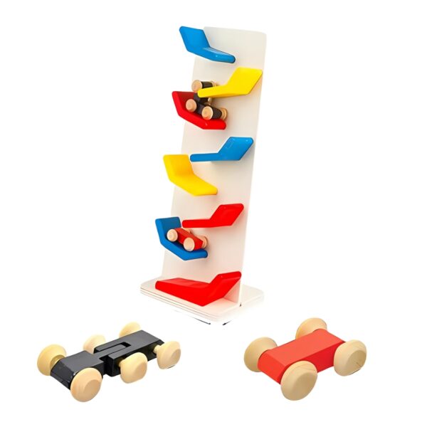 channapatna-toys-slipery-car-1.jpg Wooden Slippery Car Game – Handcrafted Fun Toy for Kids