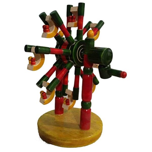 channapatna-toys-wheel-4.jpg Channapatna Wooden Joint Wheel – Handcrafted Decorative & Collectible Toy