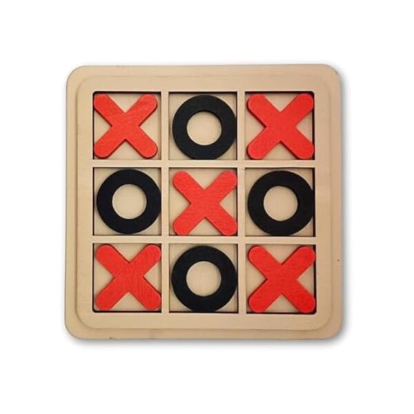 channapatna-toys-xoxo-1.jpg Wooden XOXO Game – Handcrafted Fun for Kids & Families